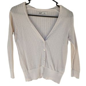 Old Navy Beige Cardigan Size S 3/4 Sleeve